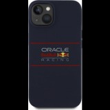 Red Bull RBHMP14S24SIHSRV Silicone Horizontal Logo Magsafe-Kompatibilis Tok iPhone 14 - Sötétkék (RBHMP14S24SIHSRV)