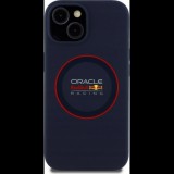 Red Bull RBHMP14S24SIILVR Silicone Red Ring Magsafe-Kompatibilis Tok iPhone 14 - Sötétkék (RBHMP14S24SIILVR)