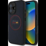 Red Bull RBHMP16M24PUILVR Leather Red Ring Magsafe-Kompatibilis Tok iPhone 16 Plus - Sötétkék (RBHMP16M24PUILVR)