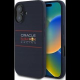 Red Bull RBHMP16M24SIHSRV Silicone Horizontal Logo Magsafe-Kompatibilis Tok iPhone 16 Plus - Sötétkék (RBHMP16M24SIHSRV)