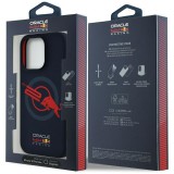 Red Bull RBHMP16X24SIOLVR Silicone ORBR20 Logo Red Lining MagSafe-kompatibilis tok iPhone 16 Pro Max - tengerészkék