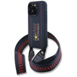 Red Bull RBHMP16X24SISOLRV iPhone 16 Pro Max 6.9" keménytok szilikon pánt és függőleges logó MagSafe