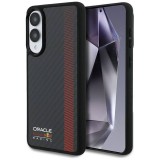 Red Bull RBHMS25E24CFGSMK Real Carbon Fiber Powerbar MagSafe-kompatibilis tok Samsung Galaxy S25 Edge - fekete