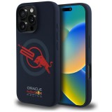 Red Bull Red Bull HC Silicone ORBR20 Logo Red Lining Apple iPhone 16 Pro Max MagSafe tok, tengerészkék