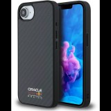 Red Bull Shiny Logo iPhone 16e MagSafe fekete karbon tok (RBHMPSE424CFILSK)