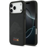 Red Bull tok Red Bull hálós dombornyomott bika MagSafe iPhone 17 Pro Max készülékhez, sötét színű