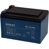 Reddot 12V 14Ah Ciklikus zselés akkumulátor elektromos kerékpárba sarus csatlakozással DD12140C