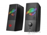 Redragon Air hangszórók, 2.0, 6W RMS, RGB hangszóró világítás, 3.5mm és USB jack, fekete