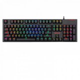 Redragon amsa-pro mechanical gaming rgb wired keyboard with ultra-fast v-optical blue switches black hu k592rgb-pro_blue_hu