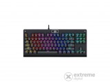 Redragon Dark Avenger RGB mechanikus gaming billentyűzet, red switch, magyar kiosztás, fekete