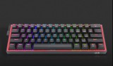 Redragon fizz pro black, wired&2.4g&bt mechanical keyboard, rgb, red switch black hu k616-rgb_red_hu