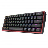 REDRAGON Fizz Pro mechanical Keyboard RGB Blue switch fekete magyar K616-RGB_BLUE_HU