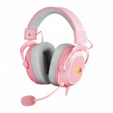 Redragon H510P-RGB Zeus X Gaming Headset rózsaszín (H510P-RGB) - Fejhallgató