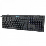 Redragon Horus Blue Switch vezetékes/vezeték nélküli billentyűzet fekete (K618-RGB_BLUE_HU) (K618-RGB_BLUE_HU) - Billentyűzet