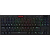 Redragon Horus Brown Switch mechanikus billentyűzet (HU, USB, fekete)