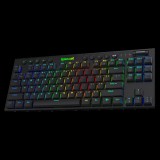 Redragon Horus TKL, wired&2.4G&BT mechanikus Keyboard, RGB, red switch (HU, fekete)
