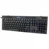 Redragon horus, wired&2.4g&bt mechanical keyboard, rgb, blue switch black hu k618-rgb_blue_hu