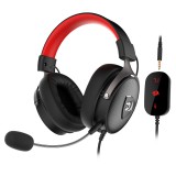 REDRAGON ICON H520 Headset Vezetékes Fejpánt Játék USB A típus Fekete, Vörös
