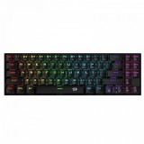 Redragon K599 Deimos, Mechanikus, Blue Switch, (HU), RGB világítás, Wi-Fi/USB, Gaming, Fekete, Vezeték nélküli billentyűzet
