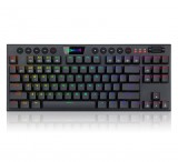 REDRAGON K621 Horus TKL RGB Brown switch fekete magyar K621-RGB_BROWN_HU