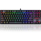 Redragon Kumara RGB mechanikus gamer billentyűzet (Brown Switches, USB, HU,fekete)