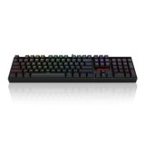 Redragon Mitra RGB Backlight Mechanical Keyboard Blue Switches Black HU K551RGB-1_ BLUE_HU
