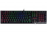 Redragon Mitra RGB Backlit mechanikus gamer billentyűzet, fekete