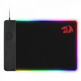 Redragon P025 Qi 10w Fast Wireless Charging RGB Backlit Mouse Pad Black (P025) - Egérpad