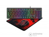 Redragon S107 Gaming Combo 3 az 1-ben, magyar kiosztás, Fekete