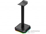Redragon Scepter Pro fejhallgató állvány, RGB világítás, Fekete
