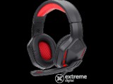 Redragon Themis gamer headset fejhallgató, fekete-piros