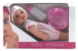 Regio Baby Dribbles pisilő baba kiegészítőkkel - 30 cm