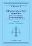 Rejtvényes szókincsteszt munkafüzet