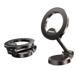 REMAX autós tartó (műszerfalra, öntapadó, állítható, mágneses, összecsukható) FEKETE