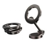 REMAX autós tartó (műszerfalra, öntapadó, állítható, mágneses, összecsukható) FEKETERM-C42