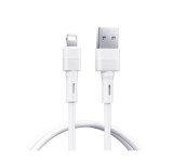 REMAX LEYA adatkábel (USB - lightning, 2.4A, gyorstöltő, 100cm) FEHÉR