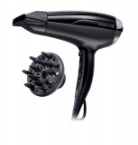 Remington D5215 Pro-Air Shine, 2300 W, 2 hő- / 3 sebességfokozat, Ionizációs, DC motor, Fekete, Hajszárító
