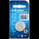 Renata Gombelem CR 2430 3 V 1 db 285 mAh Lítium (X704445) (X704445)