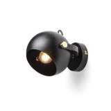 Rendl Light AGNETA felületre szerelhető fekete 230V E27 40W