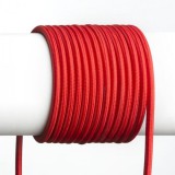 Rendl Light FIT 3x075 1fm textil kábel piros
