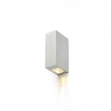 Rendl Light NICK II fali lámpa szálcsiszolt alumínium 230V LED 2x3W 10° IP54 3000K