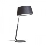Rendl Light RITZY asztali lámpa fekete króm 230V E27 42W