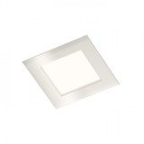 Rendl Light SLENDER SQ 8 süllyesztett lámpa matt nikkel 230V LED 3W 3000K