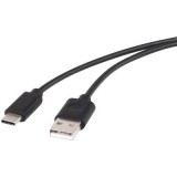 Renkforce USB 2.0 Csatlakozókábel [1x USB 2.0 dugó, A típus - 1x USB-C™ dugó] 1.50 m Fekete Aranyozatt érintkező (RF-4288950)