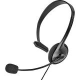 Renkforce Vezetékes telefon headset, 2,5 mm-es jack, mono, fekete, On Ear (RF-4628709) (RF-4628709)