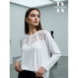 RENSIX fehér csipkés bő felső