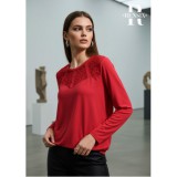 RENSIX piros csipkés bő felső