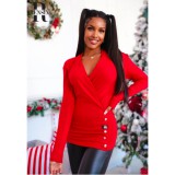 RENSIX piros lapolt felső