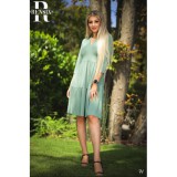 RENSIX világos keki bővebb ruha