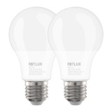 Retlux REL 31 LED A60 izzó 12W 1200lm 3000K E27 - Meleg fehér (2db) (REL 31)